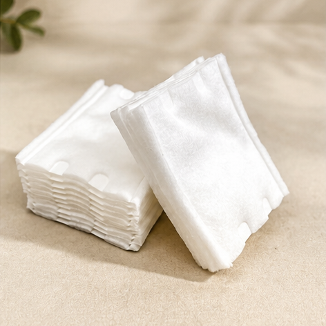 Disposable 3 Layer Square Makeup Remover Cleansing Cotton Pads 